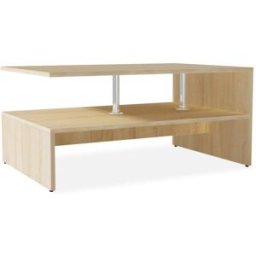 Prolenta Premium Mesa de centro madera de ingeniería marrón 90 x 59 x 42 cm