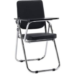 hjh OFFICE Silla de piel sintética negro