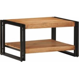 Prolenta Premium Mesa de centro marrón 70 x 50 x 38 cm