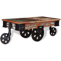 Prolenta Premium Mesa de centro marrón 90 x 45 x 35 cm