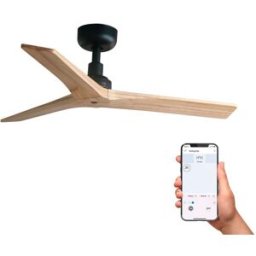 FARO BARCELONA Ventilador sin luz madera de pino pino 92.5x92.5x24 cm