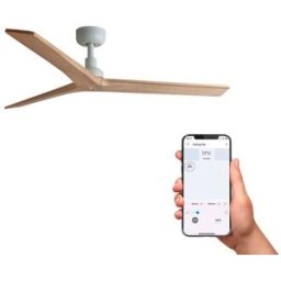 FARO BARCELONA Ventilador sin luz madera de pino pino 125x125x24 cm