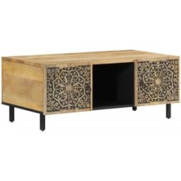 Prolenta Premium Mesa de centro marrón 100 x 54 x 40 cm