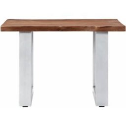 Prolenta Premium Mesa de centro marrón 60 x 60 x 40 cm