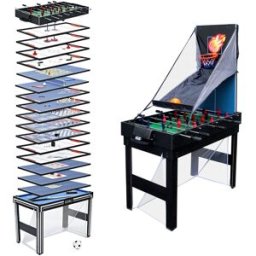 Happy Garden Mesa multi juegos 20 en 1 negra