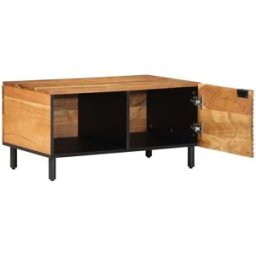 Prolenta Premium Mesa de centro marrón 80 x 50 x 40 cm