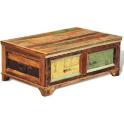 Prolenta Premium Mesa de centro marrón 85 x 50 x 35 cm