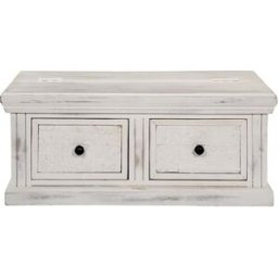 Prolenta Premium Mesa de centro blanco 70 x 70 x 30 cm