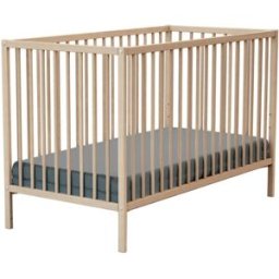 Webaby Cuna bebe madera haya cruda 60 x 120 cm