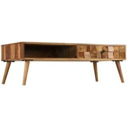 Prolenta Premium Mesa de centro marrón 110 x 50 x 37 cm