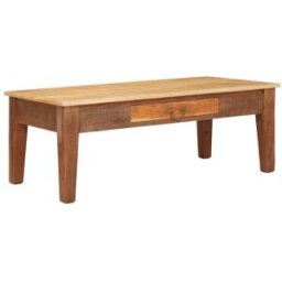 Prolenta Premium Mesa de centro café marrón 110 x 55 x 40 cm