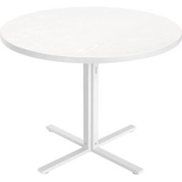 VASAGLE Mesa de comedor redonda para 4 personas de 80 cm