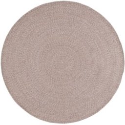 Safavieh Alfombra casa de campo rústica de algodón blanco/beige, 122 cm