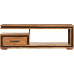 Prolenta Premium Mesa de centro marrón 100 x 45 x 33 cm