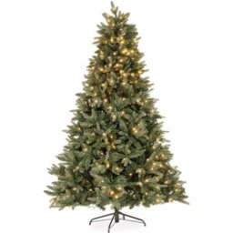 Bizzotto Árbol de navidad de polietileno y pvc, h 300, 5559 ramas, 1000 led