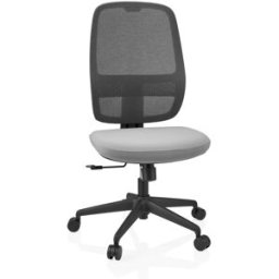 hjh OFFICE Silla de oficina profesional tela / tejido de malla gris