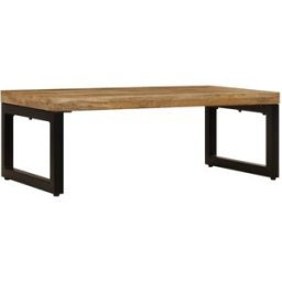 Prolenta Premium Mesa de centro marrón 100 x 50 x 35 cm