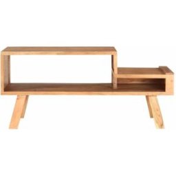 Prolenta Premium Mesa de centro marrón 100 x 50 x 45 cm