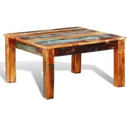 Prolenta Premium Mesa de centro marrón 80 x 80 x 45 cm