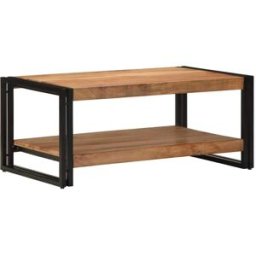 Prolenta Premium Mesa de centro marrón 90 x 50 x 38 cm