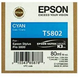 T5802 Cartucho de tinta (Epson T580200) cian