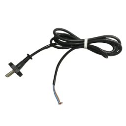 UNIVERSAL Cable conexión secador negro 2 hilos x 0.75mm 2m