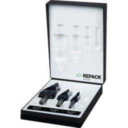 RUKO 101626PRK - Juego de taladro UC STEP, 3 piezas, PUNTA FLOWSTEP, HSS RUnaTEC