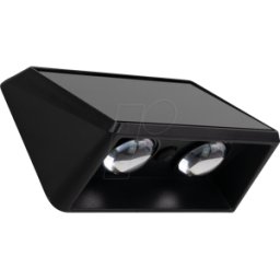 LUXULA LX-SO700116 - Aplique solar de pared para exterior, 2 luces, CCT, IP54