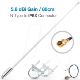 RAK WIRELESS RAK W118 - Antena de fibra de vidrio 5,8 dBi LoRaWAN