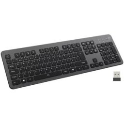 Ewent Teclado EW3297 Illuminated Wireless Multimode Bluetooth/2.4Ghz Wireless PT Negro