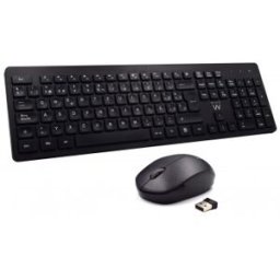 Ewent EW3256 teclado RF inalámbrico QWERTY Español Negro