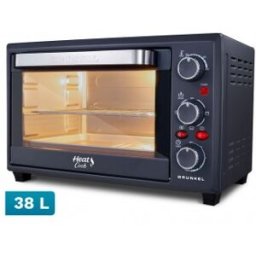 Grunkel HR-38PRO horno 38 L 2000 W Negro, Acero