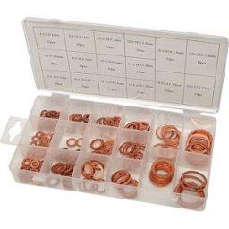 Surtido de Anillos de Cobre HBM 205 Piezas