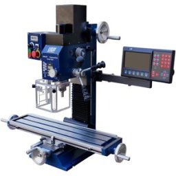 HBM fresadora BF 30, mesa grande, DRO