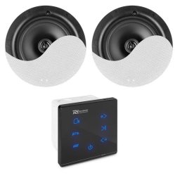Amplificador Empotrable Power Dynamics PL-A50B 40W RMS Bluetooth Táctil Control Remoto