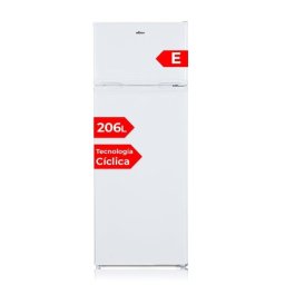 Frigorífico Dos Puertas Nilson NF145500E Defrost 143cm 206L E Blanco