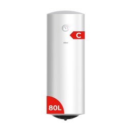 Termo eléctrico Nilson 80L 1500W vertical blanco manual con válvula seguridad