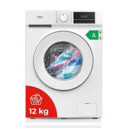 Lavadora carga frontal Nilson NL12400AIDV 12 kg 1400 rpm clase A vapor blanca