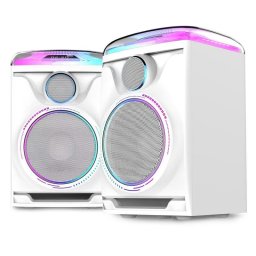 Altavoces Fenton Karaoke 2.0 Bluetooth 120W con micrófono y LED multicolor