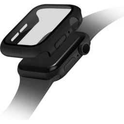 Funda Uniq Nautic Case Apple Watch 46mm Negro Vidrio Templado