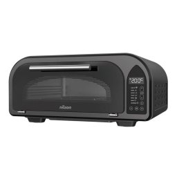 Horno Sobremesa Nilson Life 12L 47cm Display LED 7 Programas Convección Grill Negro