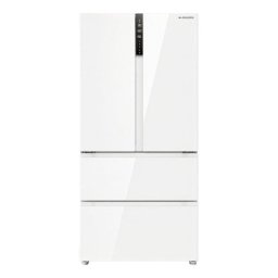 Frigorífico Cuatro Puertas Aspes AFF18800ENFIDB No Frost 183cm 510L E Blanco Cristal Táctil