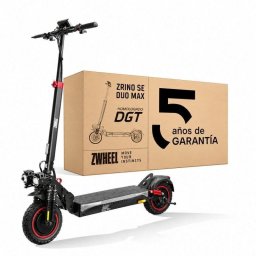 Patinete eléctrico Zwheel ZRino SE Duo Max 1000W 70km 10" Negro