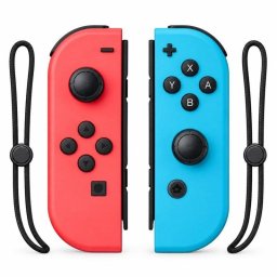 Mando inalámbrico Blossom Nintendo Switch rojo azul con pulseras