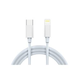 Cable INNOVA USB C a Lightning Carga 1 m Blanco