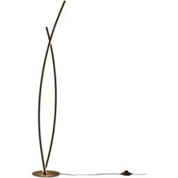 Kosilum Lámpara de pie aluminio, hierro y pvc 124 cm