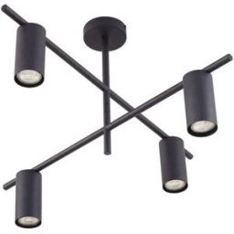 Lindby Lámpara de techo de metal negro