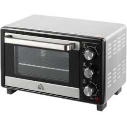 Homcom Horno eléctrico 44x32x28.1 cm plata