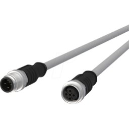 METZ CONNECT MC 142MIA12100 - Cable de sensor, M12, 4 polos, ac > KU, 10 m