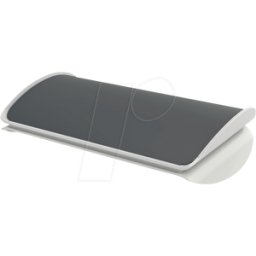LEITZ 65030085 - Reposapiés, 508 x 135 x 300 mm, ajustable en altura, gris